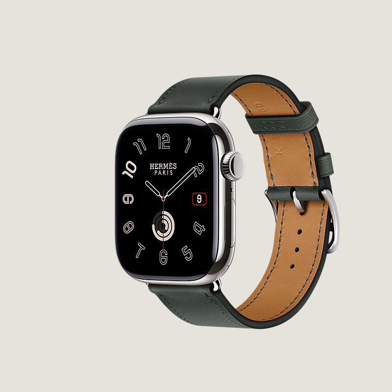 【新品未使用】Apple Watch エルメス　シンプルトゥール　45mm 紺 Series 11 ケース & Apple Watch Hermès シンプルトゥール